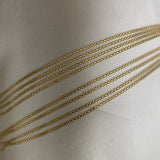 Cadena China 2.25gr/40cm Oro Amarillo