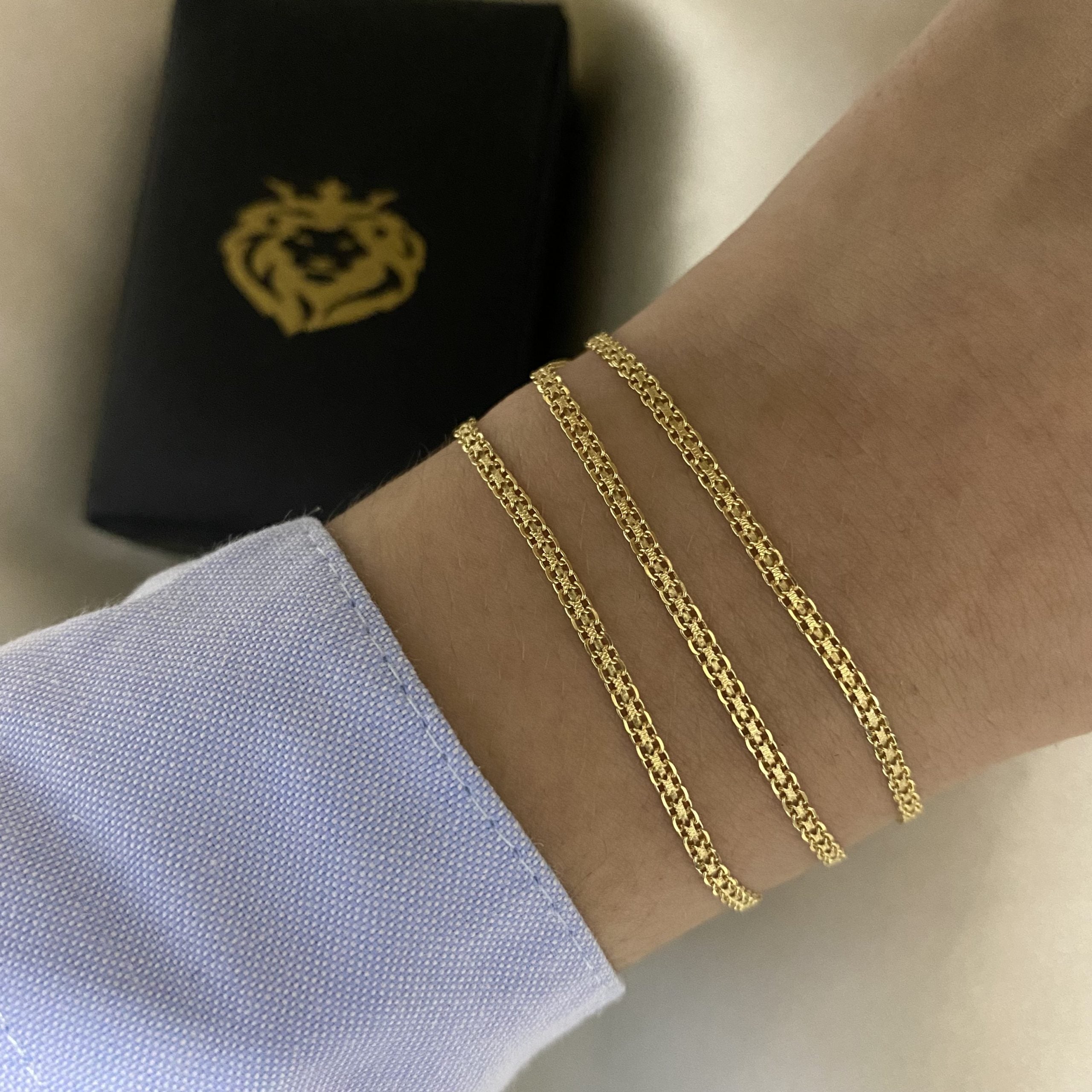 Pulso Chino 2.05gr/19cm Oro Amarillo