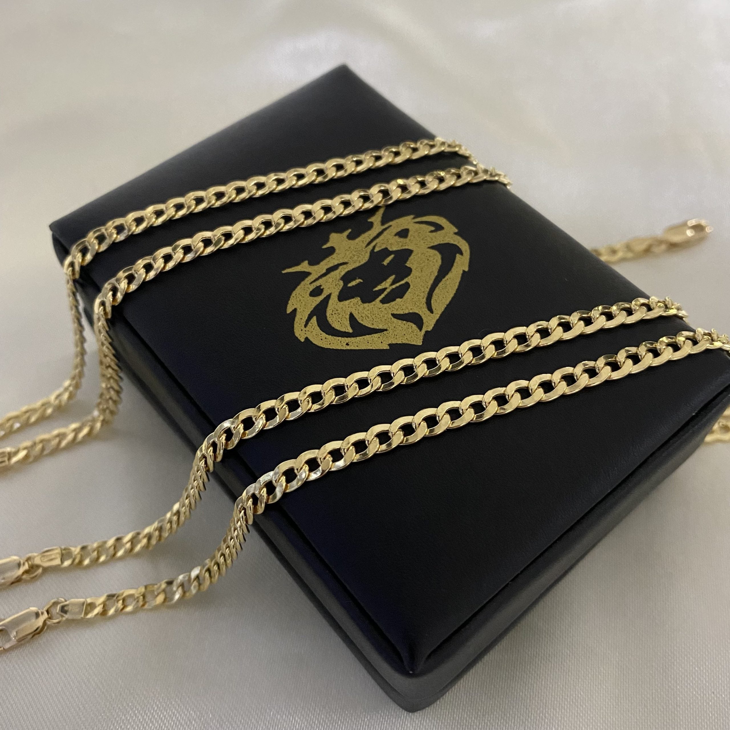 Pulso Cubano 4.55gr/19.5cm Oro Amarillo