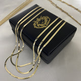 Cadena Espejo 2.7gr/45cm Oro Amarillo
