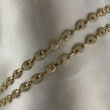 Pulso Gc 10.6gr/19cm Circones Blancos Oro Amarillo