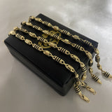 Pulso Rustico 4.85gr/18.5cm Oro Amarillo