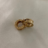 Candongas BV 3.7gr/1.4cm Rayada Oro Amarillo
