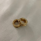 Candongas BV 3.7gr/1.4cm Rayada Oro Amarillo