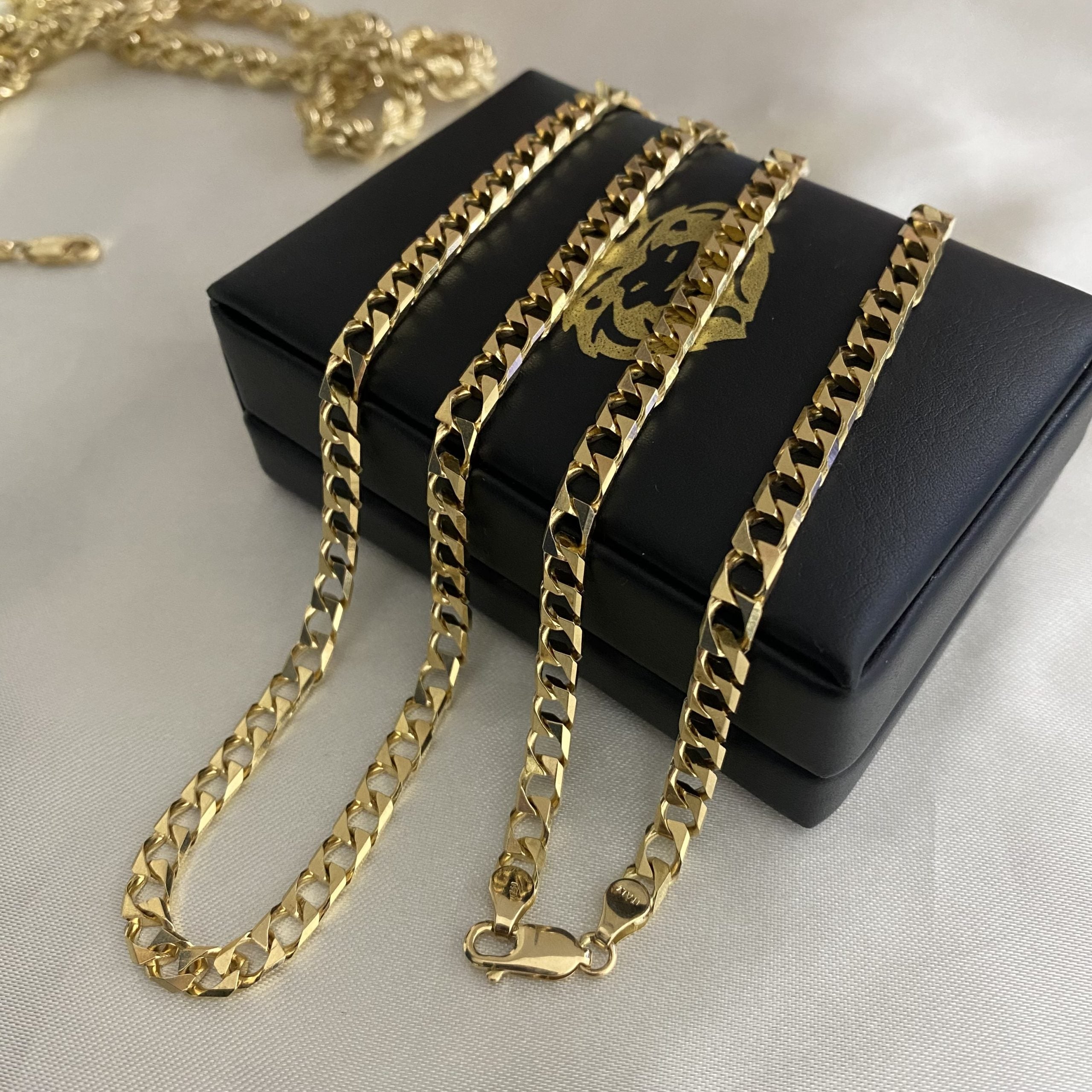 Cadena Panzer 44.65gr/65cm Oro Amarillo