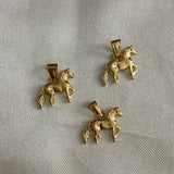 Dije Caballo 0.85gr Silueta