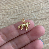 Dije Caballo 0.85gr Silueta