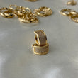Candongas 4.8gr/1.5cm Circones Blancos Oro Amarillo
