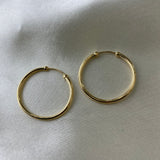 Candongas Lisas 2.15gr/2.8cm Oro Amarillo