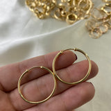 Candongas Lisas 2.15gr/2.8cm Oro Amarillo