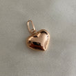 Dije Corazon 1.1gr/2.2cm Liso Oro Rosa