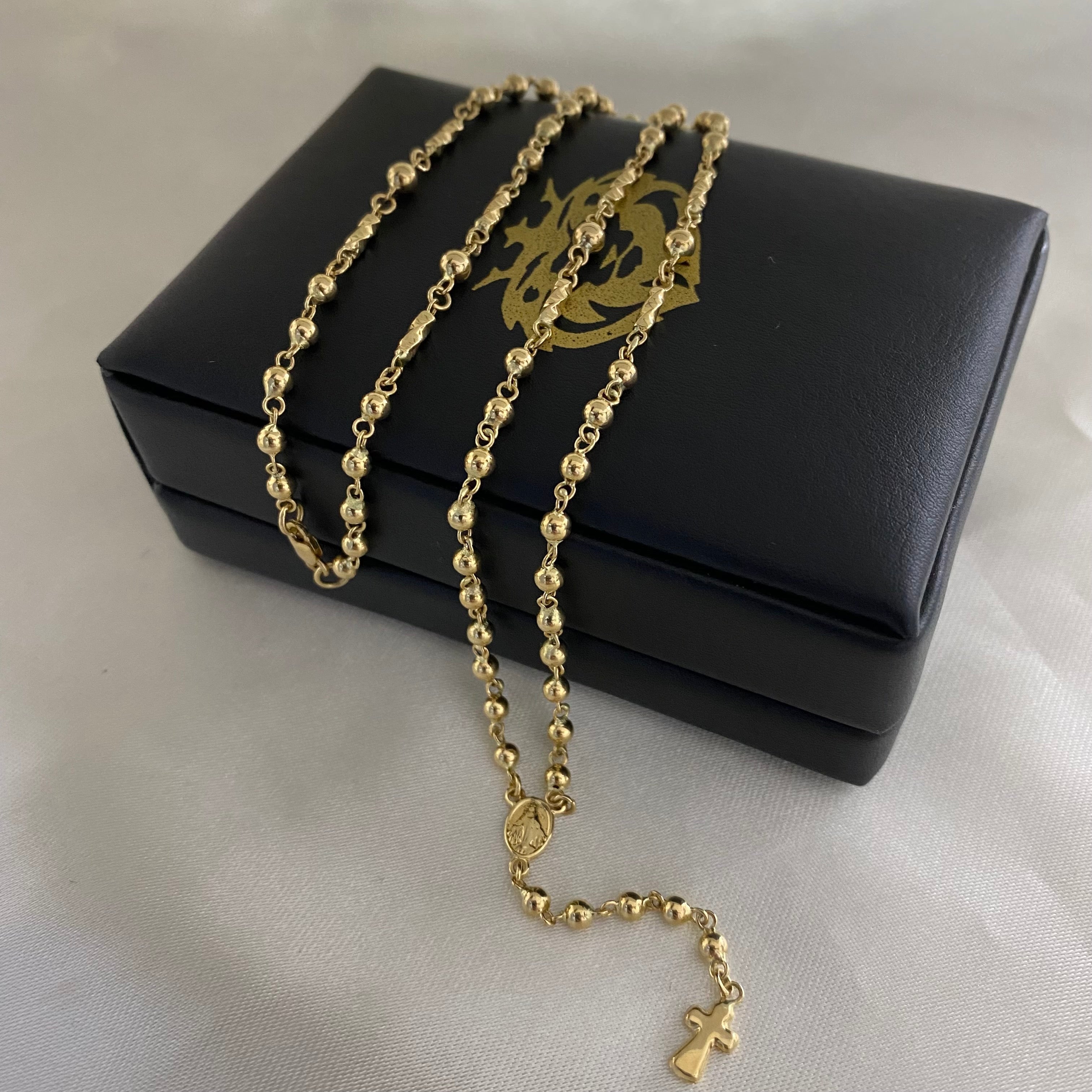 Rosario 8.1gr/45cm 3-4m Liso Oro Amarillo