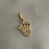 Dije Corona Rx Oro Amarillo 1.5gr