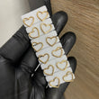Topos Corazon 0.95gr Silueta Oro Amarillo