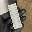 Topos Corona 0,55gr Circon Blanco Oro Amarillo