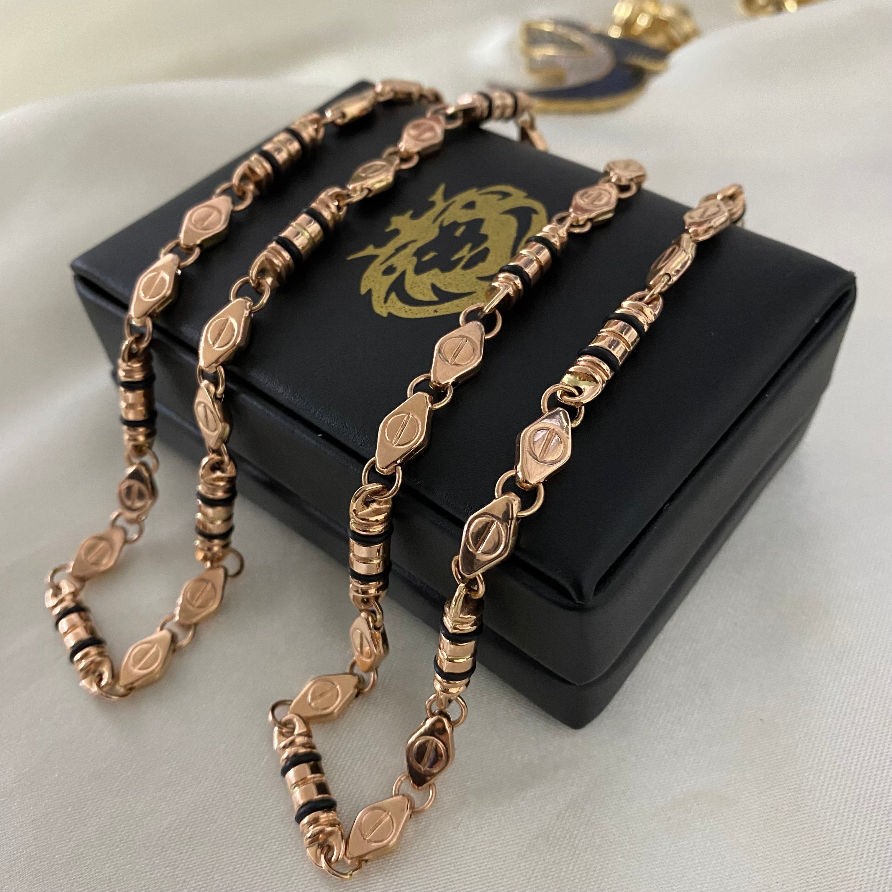 Cadena Rustica 21.25gr/60cm Oro Rosa