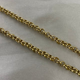 Tobillera Roll-on 16.45gr/28cm Oro Amarillo