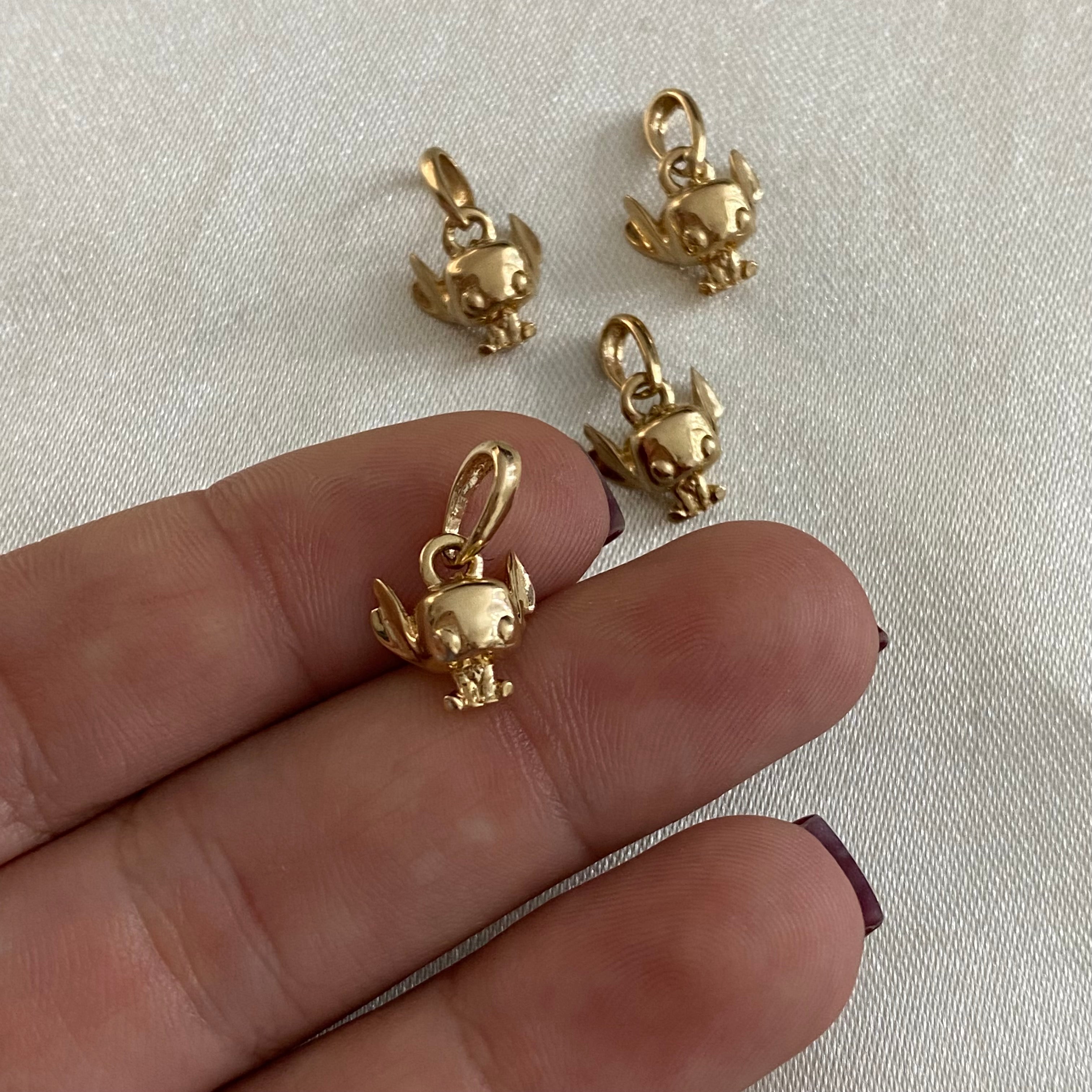 Dije Stitch 2.1gr Oro Amarillo