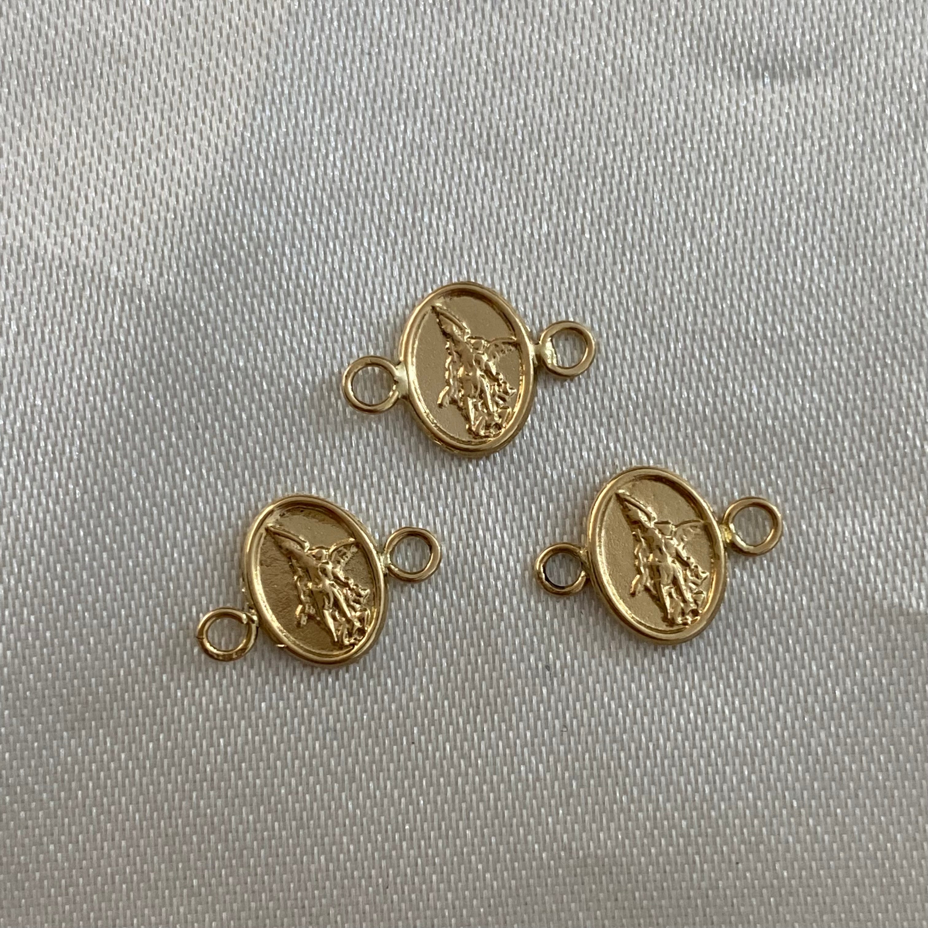 Herraje San Miguel 0.3gr/1cm Arcangel Oro Amarillo