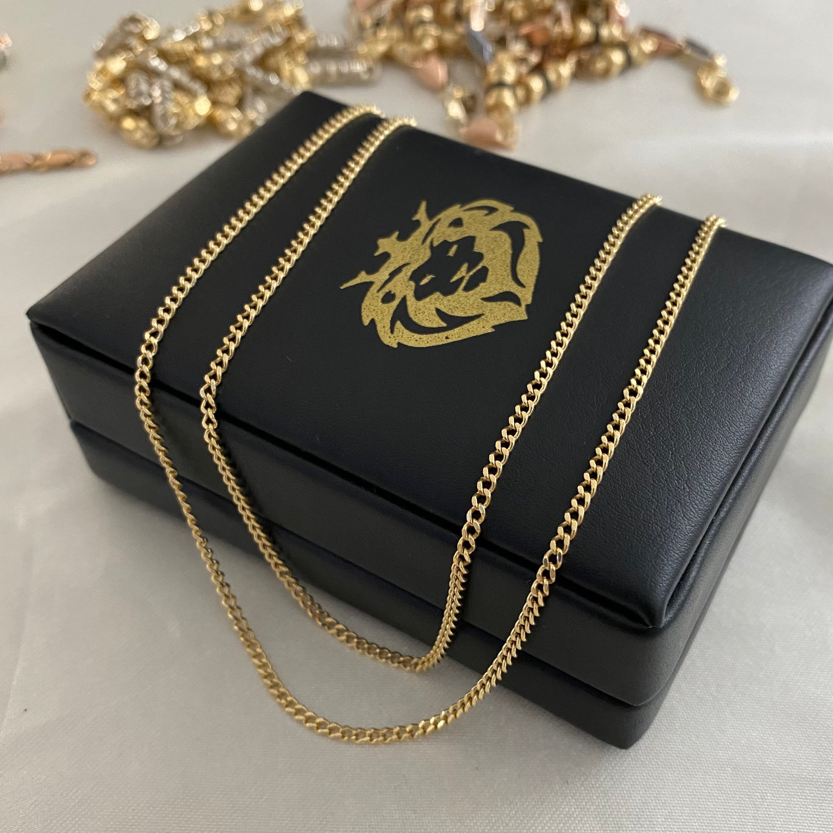 Cadena Cubana 2.55gr/45cm Oro Amarillo