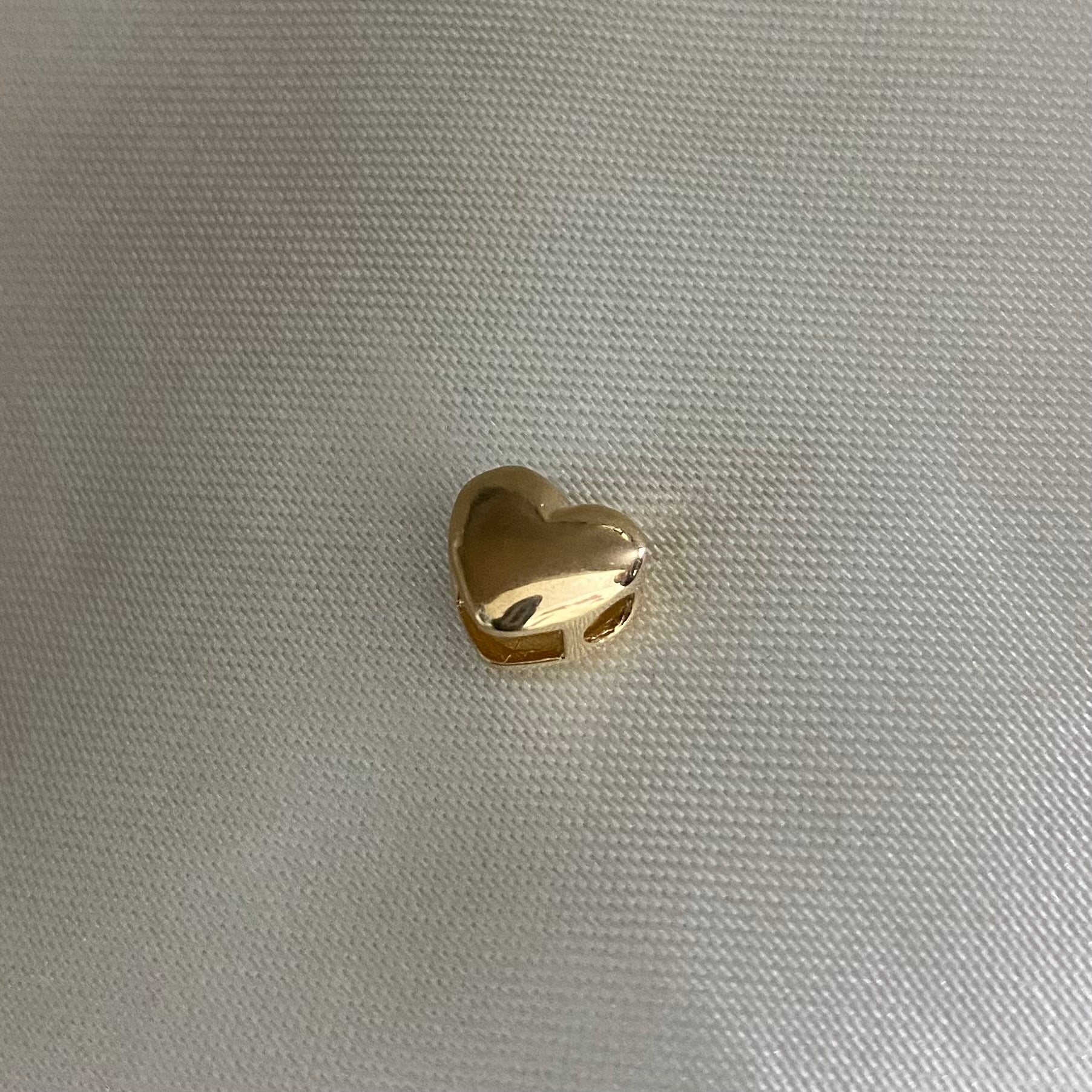 Herraje Corazon Liso 0.95gr Oro Amarillo