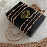 Cadena Lazo 5gr/50cm Oro Rosa