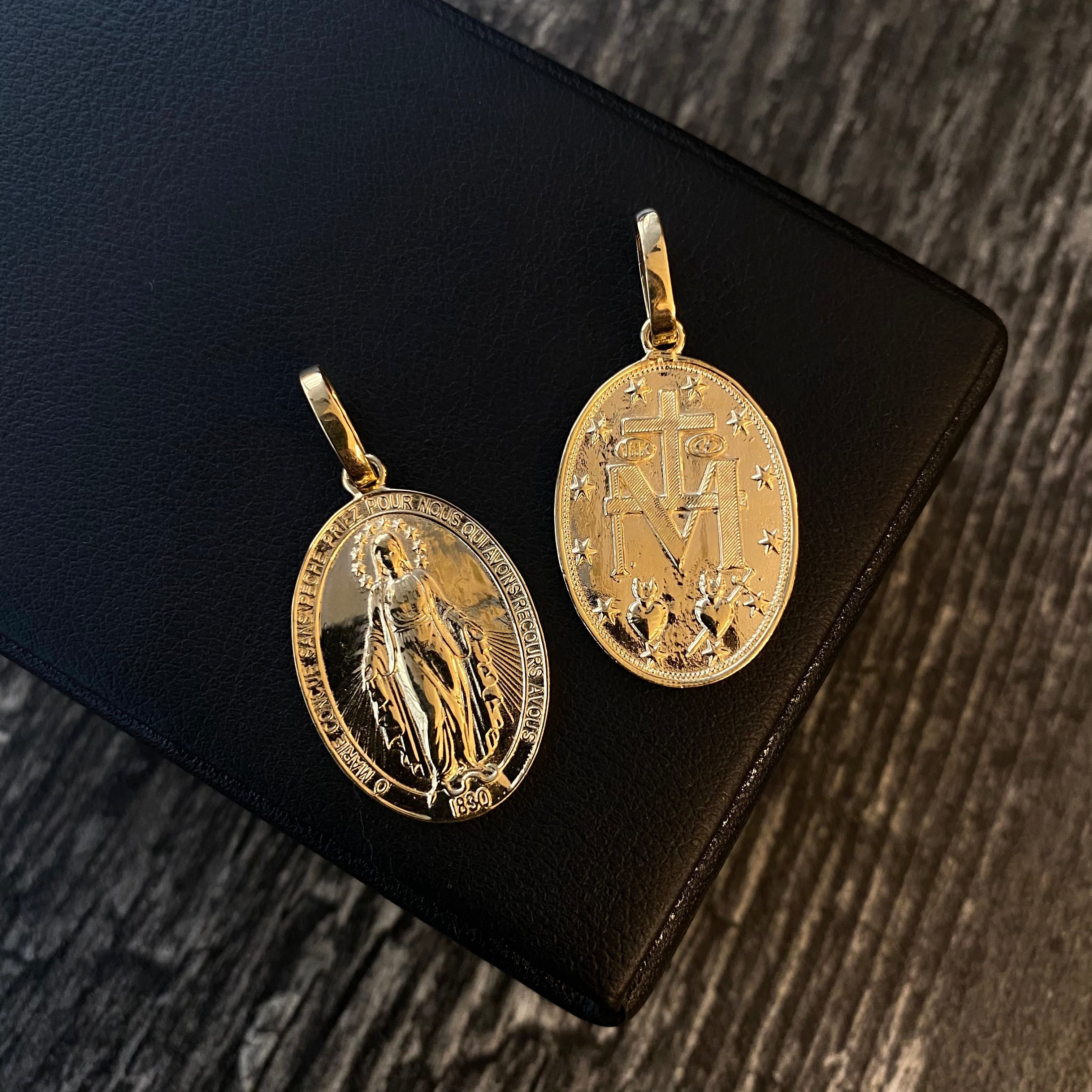 Dije Virgen Milagrosa 4.9gr/3.5cm  Oro Amarillo