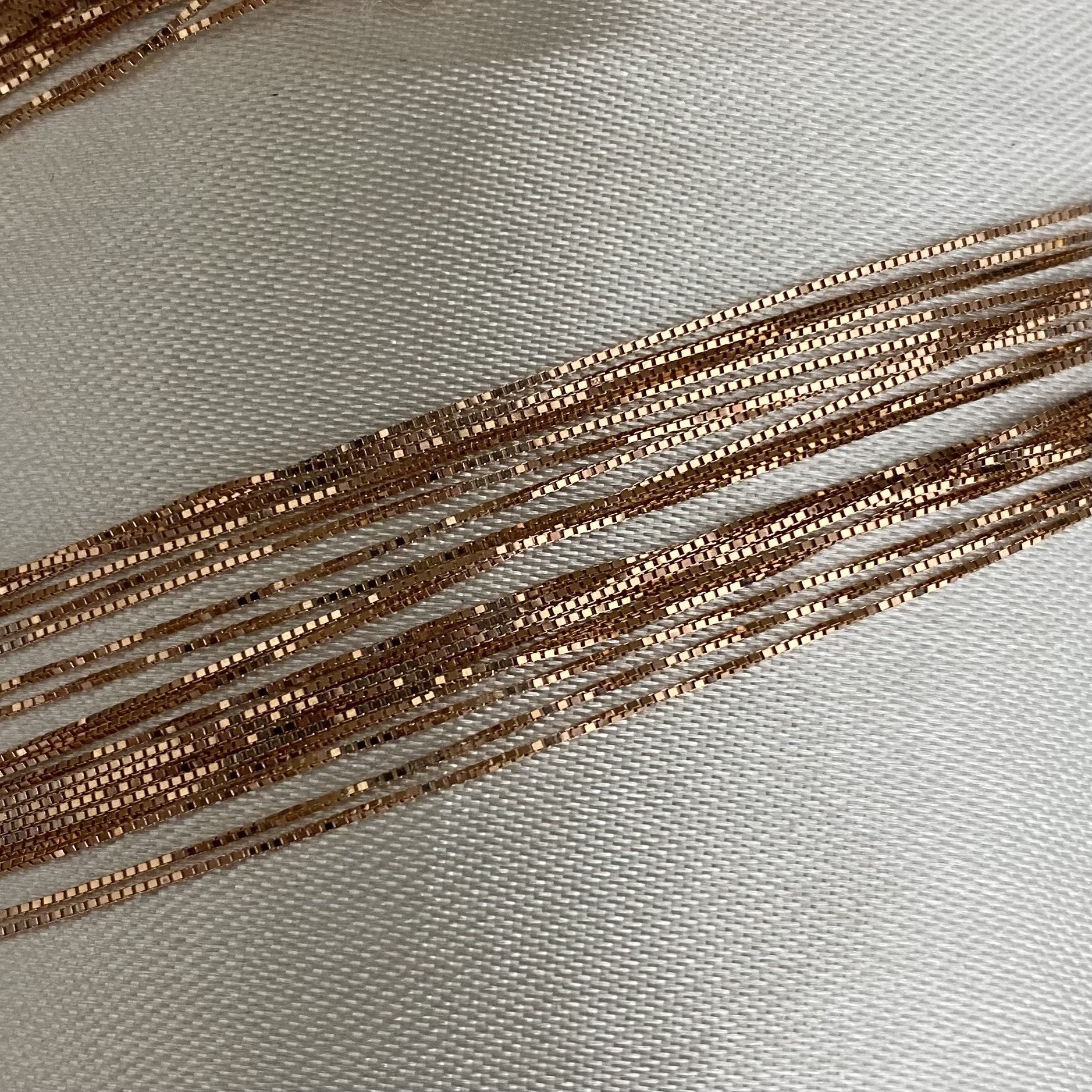 Cadena Veneciana 50cm/1.05gr Oro rosa