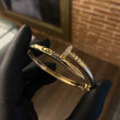Pulso Clavo Rustico 15.4gr/17cm Circones Blancos Oro Amarillo