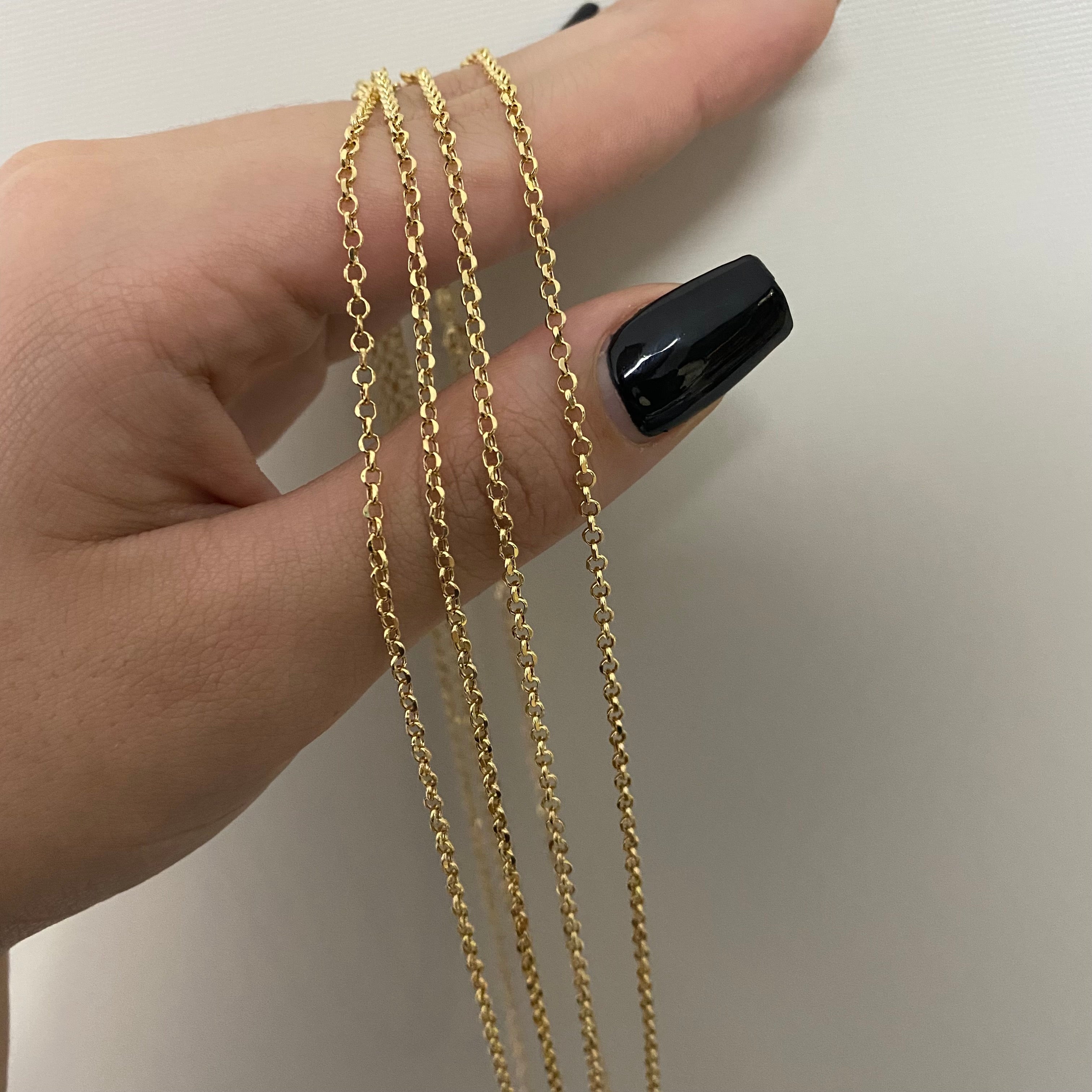 Cadena Roll-On 2.15gr/45cm Oro Amarillo