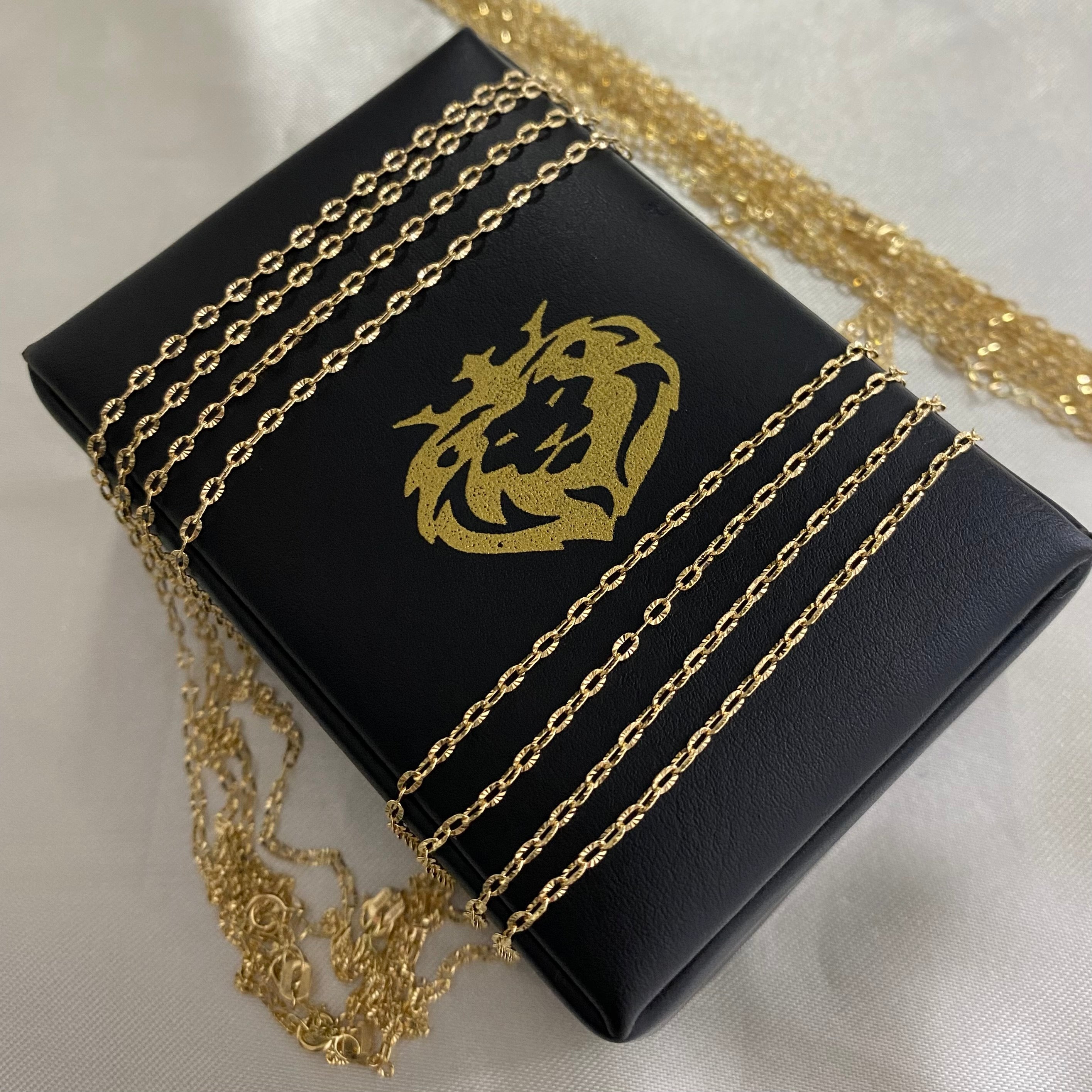 Cadena Aro Seguido 2,1gr/50cm Diamantado Oro Amarillo