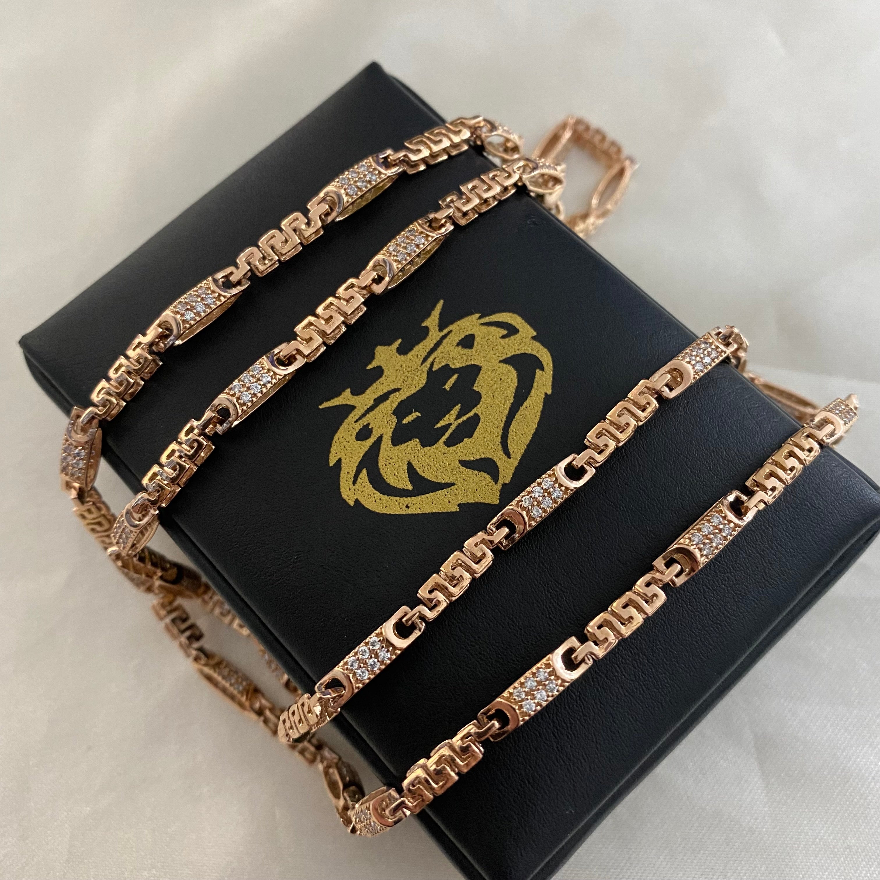 Cadena Rustica Vs 36.4gr/65cm Oro Rosa