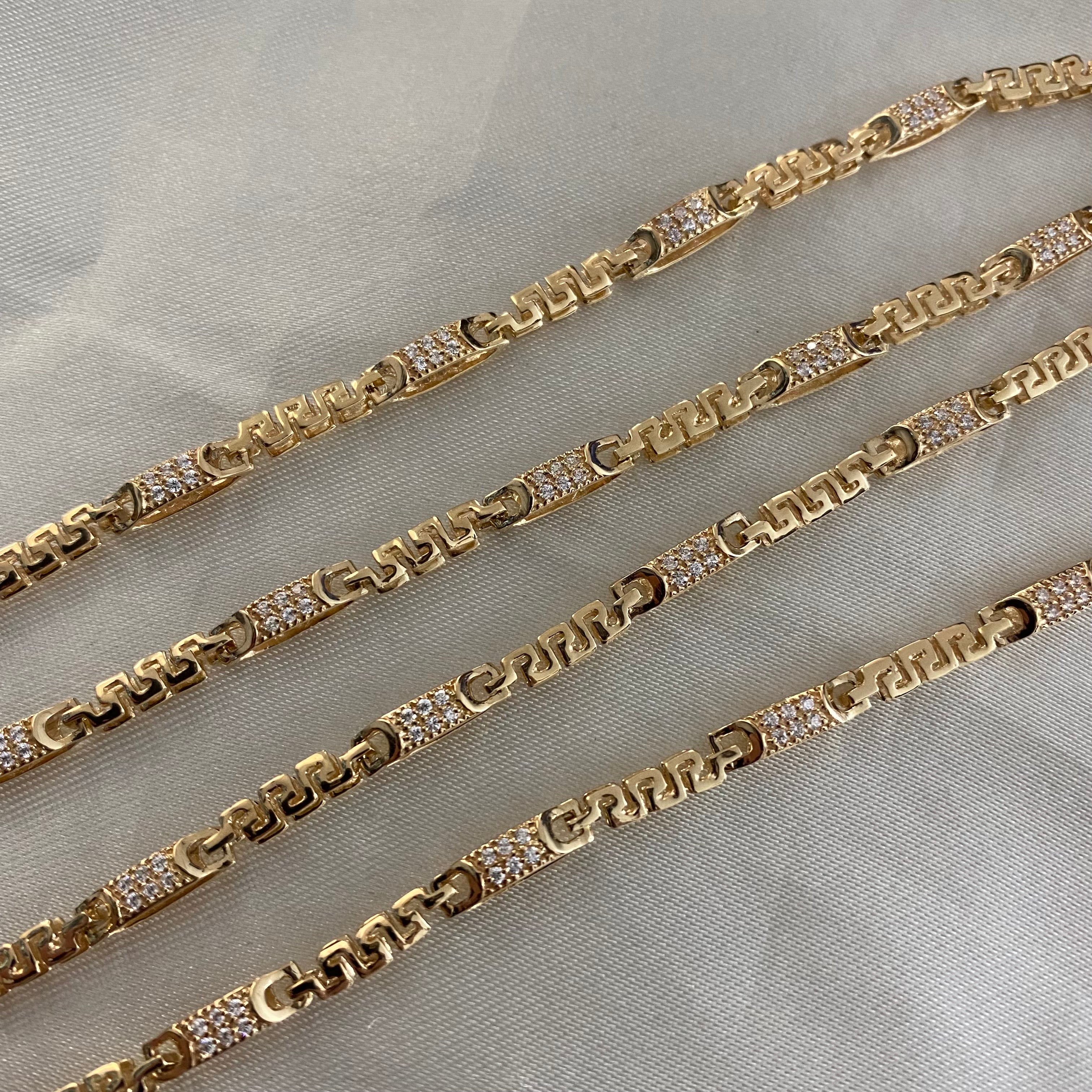 Cadena Rustica Vs 37.7gr/70cm Oro Amarillo