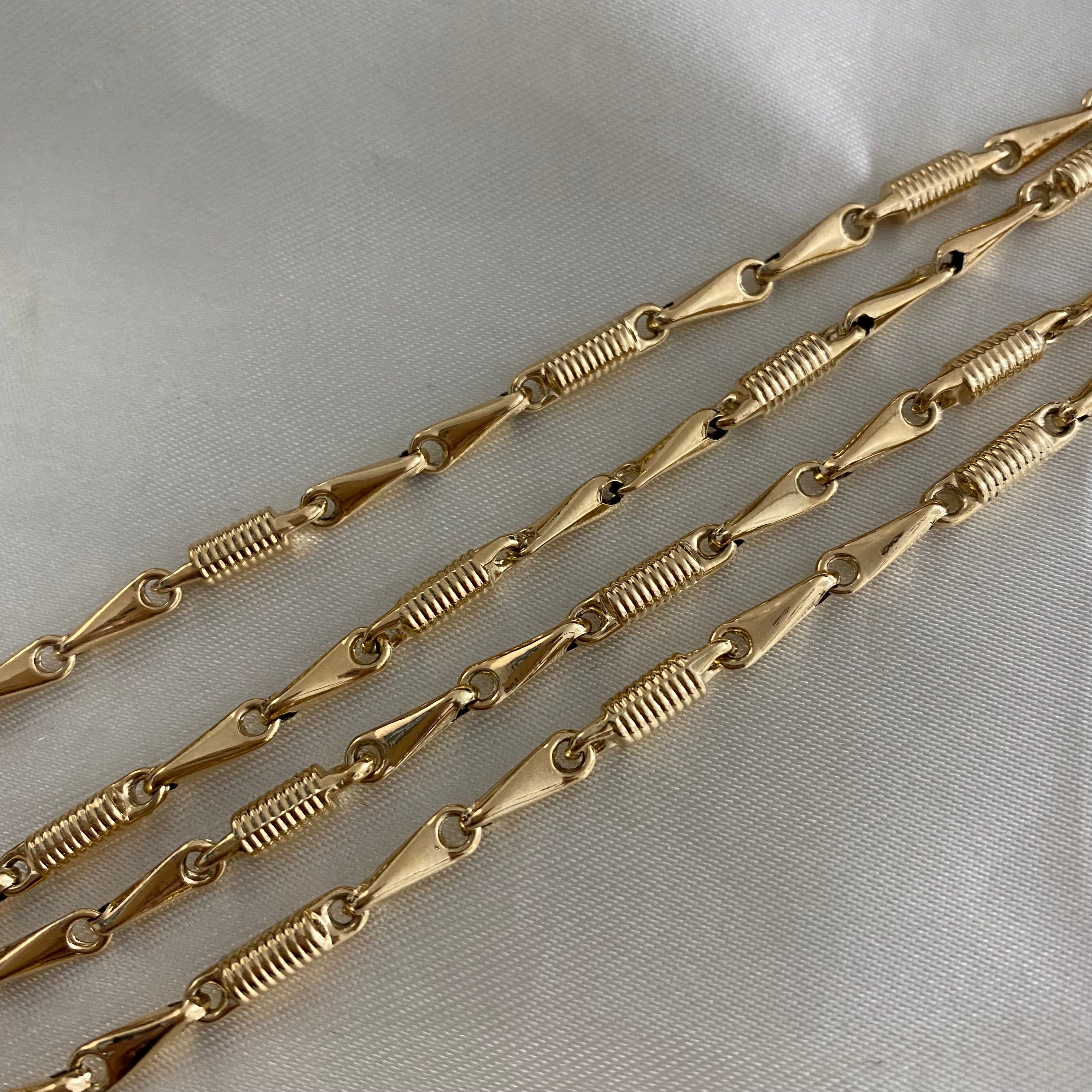 Cadena Rustica 16.2gr/60cm Oro Amarillo