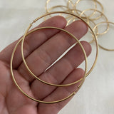 Candongas caponeras 4.95gr/6cm Oro Amarillo
