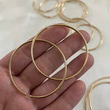 Candongas Caponeras 3.85gr/4.5cm Oro Amarillo
