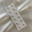 Topos Flor 0.65gr Circones Rosa Oro Amarillo
