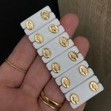 Topos Virgen Milagrosa 0.8gr Oro Amarillo