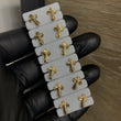 Topos Cruz Cristo Diamantados 0,65gr