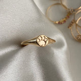 Anillo Huella T8 - 2.05gr Oro Amarillo