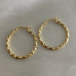 Candongas 1.5gr/2.5cm Diamantadas Oro Amarillo