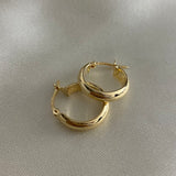 Candongas 2.05gr/1.7cm Lisas Oro Amarillo