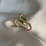 Anillo Clavo 2.4gr-T6 Oro Amarillo