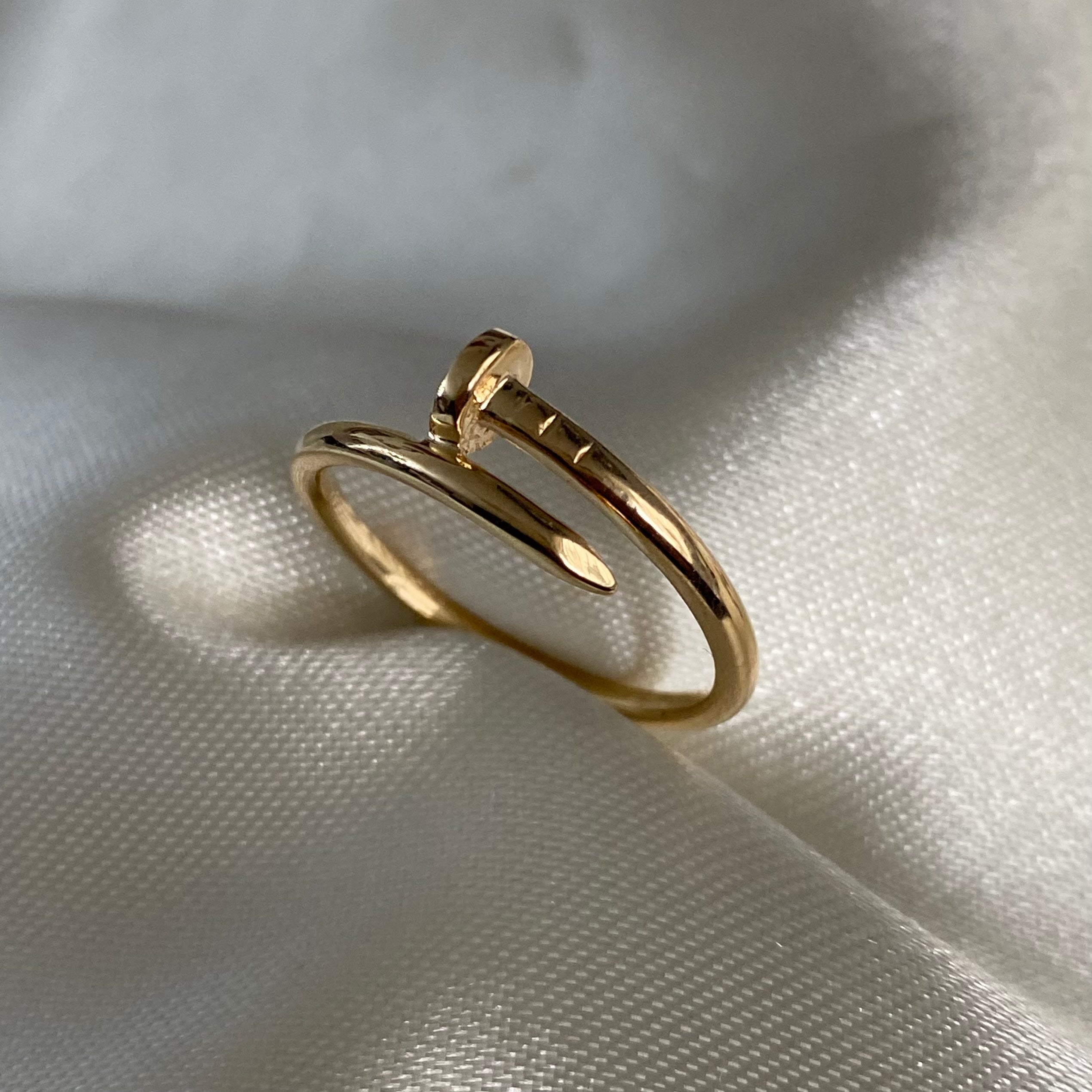 Anillo Clavo 2.3gr-T7 1/4 Oro Amarillo