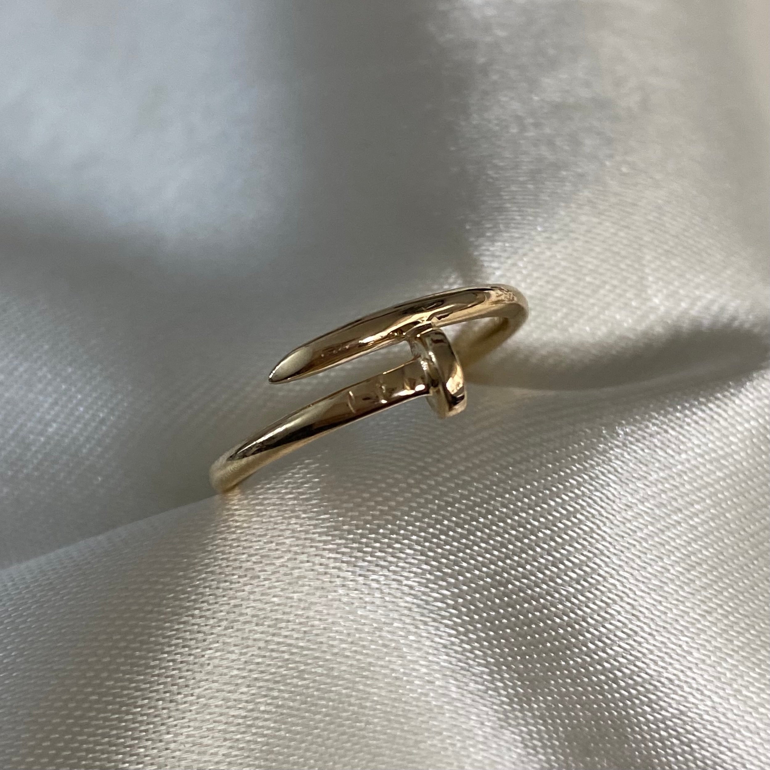 Anillo Clavo 2.4gr-T6 Oro Amarillo