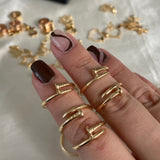 Anillo Clavo 2.3gr-T7 1/4 Oro Amarillo