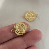 Herraje San Benito 1.45gr Diamantada Oro Amarillo