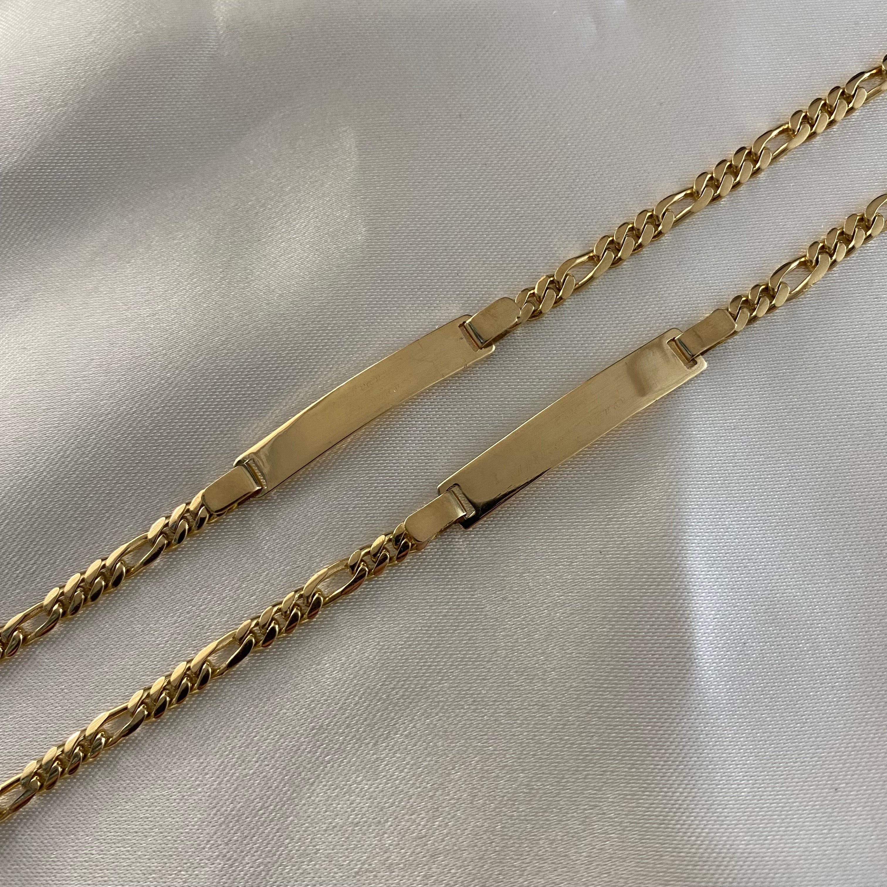 Pulso Placa Ct 10.4gr/20cm Oro Amarillo