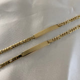 Pulso Placa Ct 8.2gr/18cm Oro Amarillo