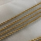 Cadena Lazo 4.0gr/60cm Oro Amarillo +2*